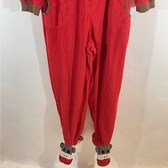 Nick & Nora Sock Monkey Onesie Pajamas - Picture 5 of 13